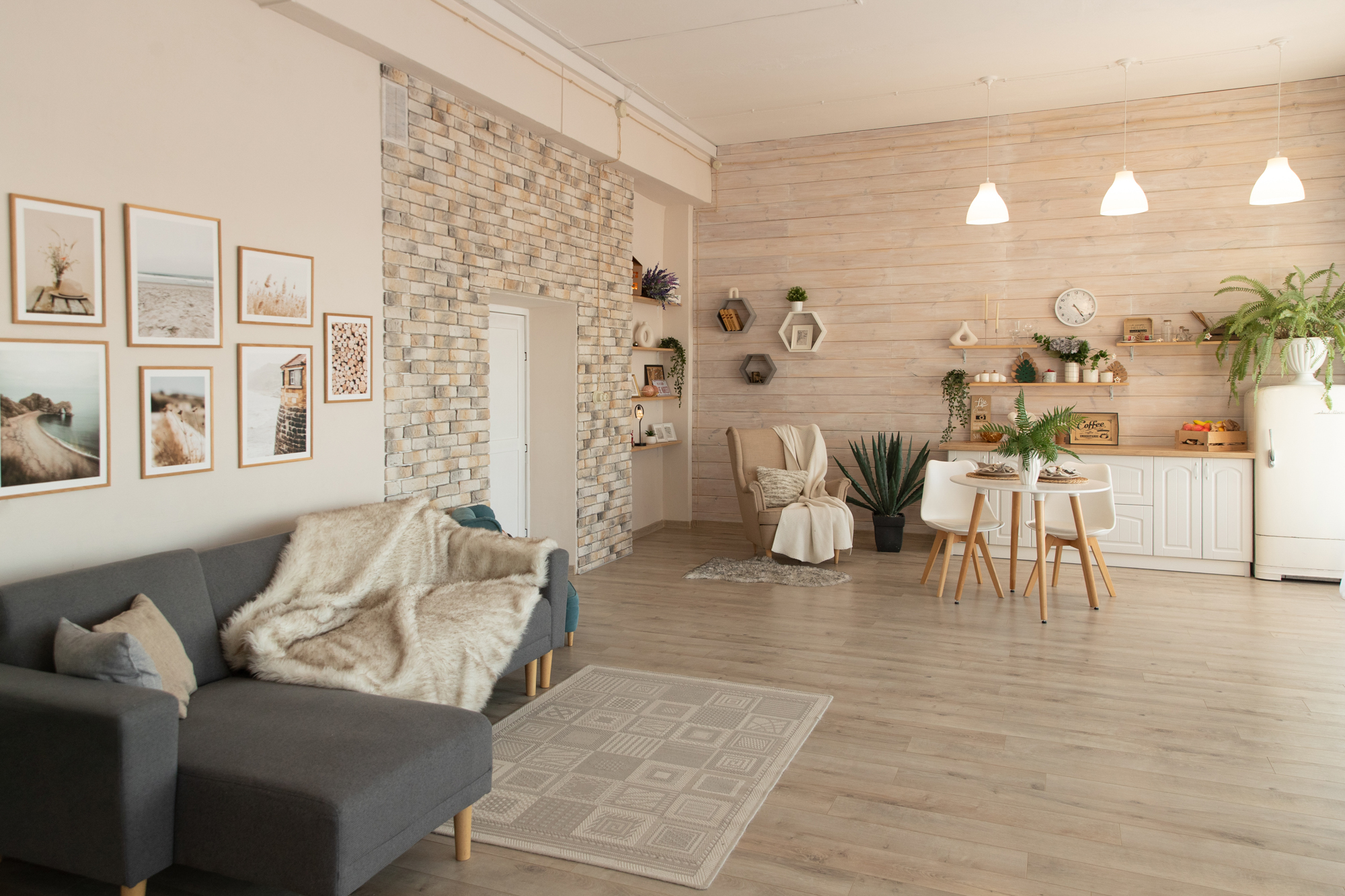 Интерьер зал Сканди фотостудии